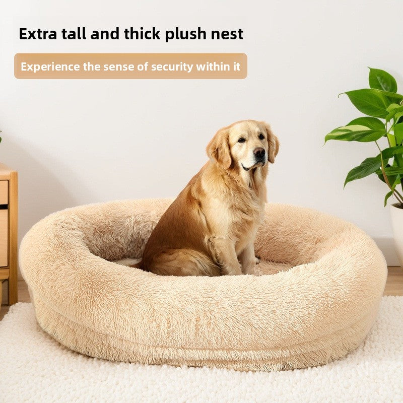 Plush Washable Pet Bed Kennel for Dogs and Cats