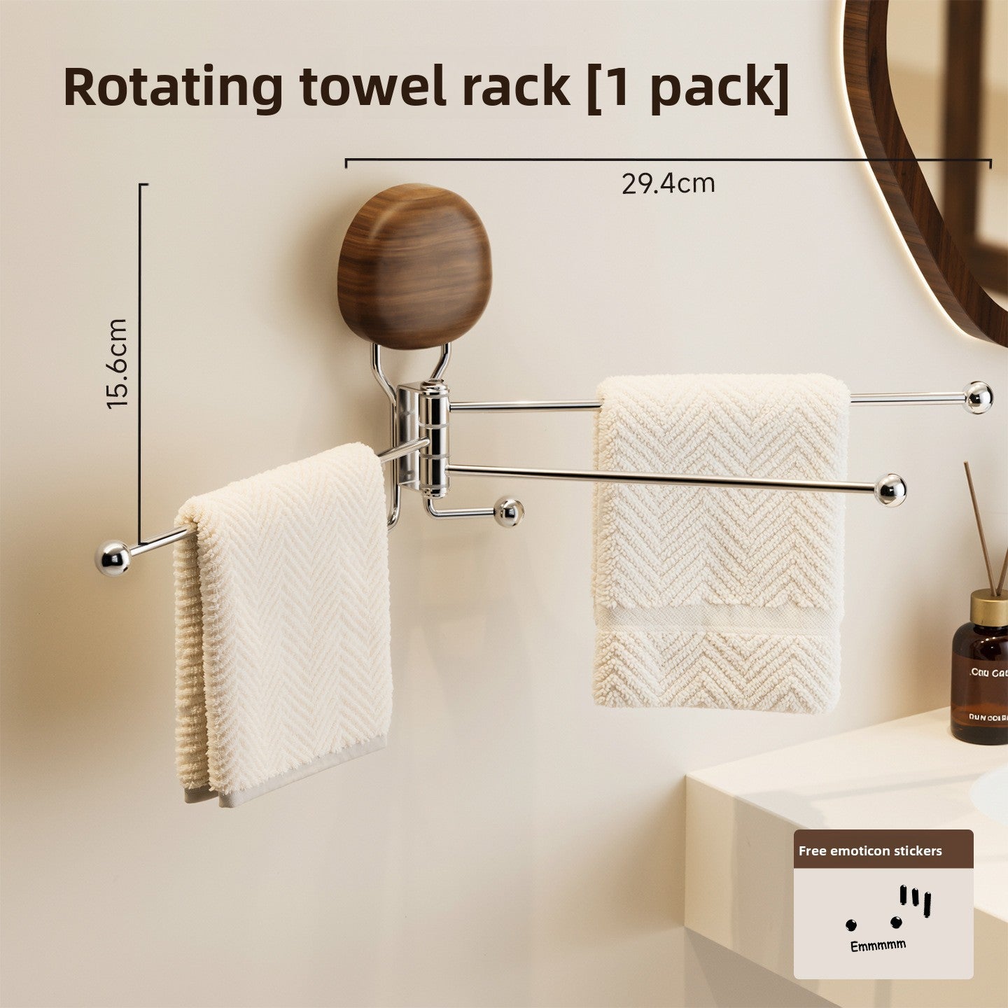 Multi-Rod Rotating Storage Rack