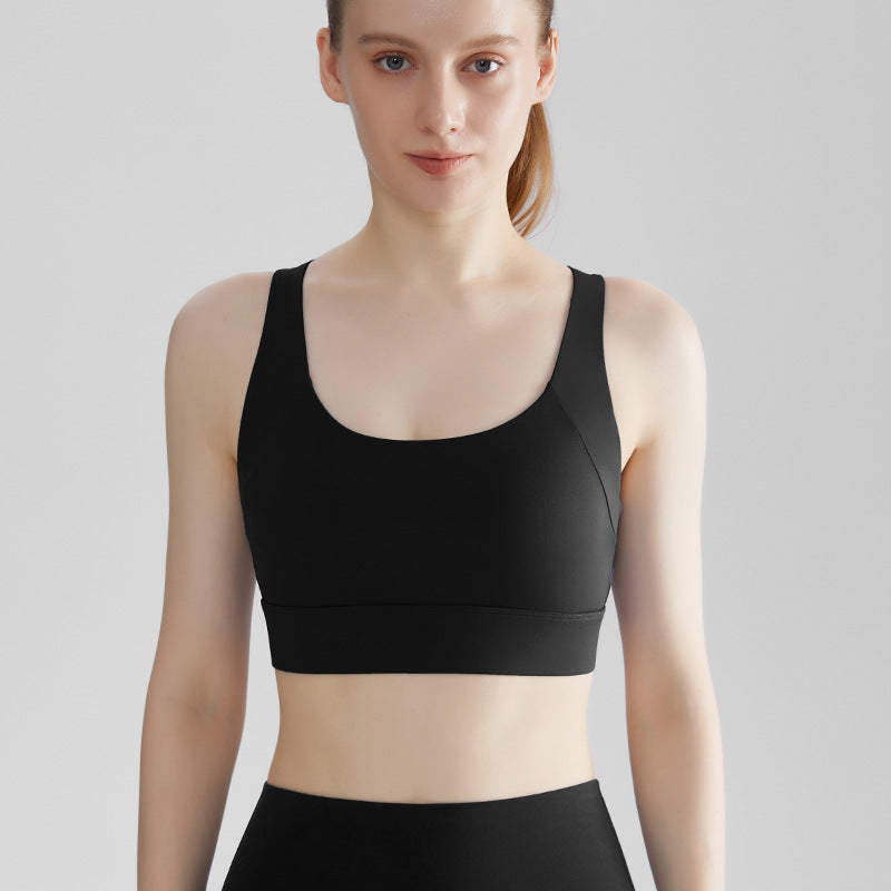 Supportive Womens Sports Bra for Fitness and Yoga