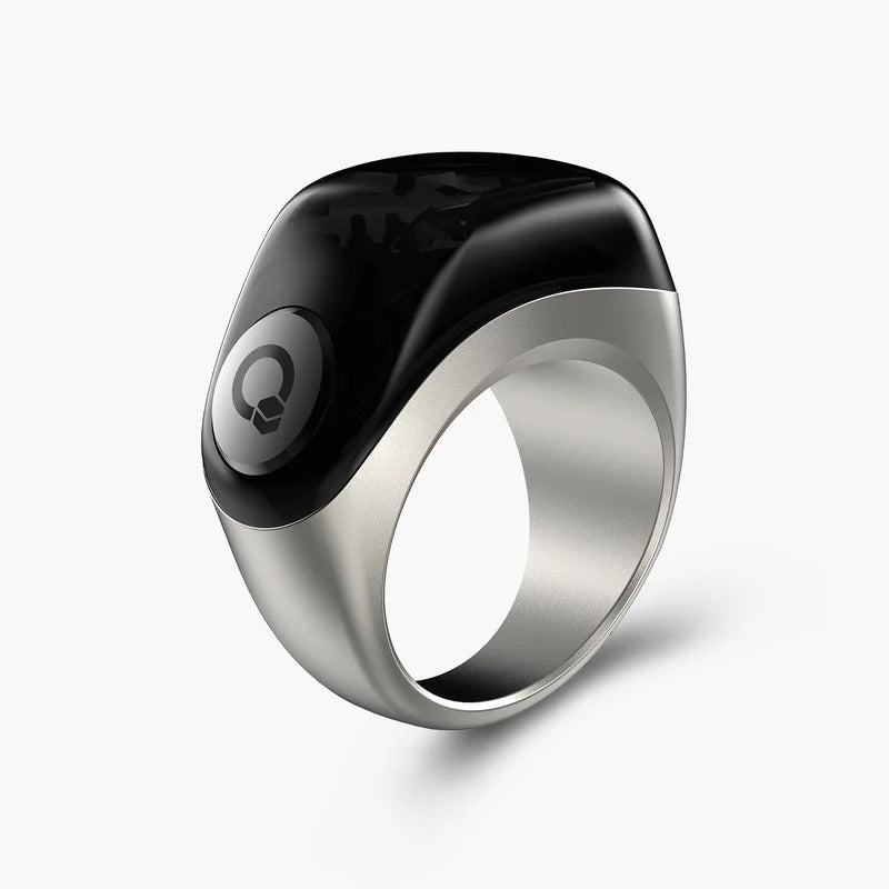 Smart Bluetooth Fitness Ring with Charging Case