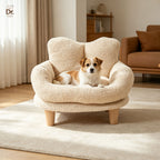 Plush Pet Bed with Optional Cooling Pad