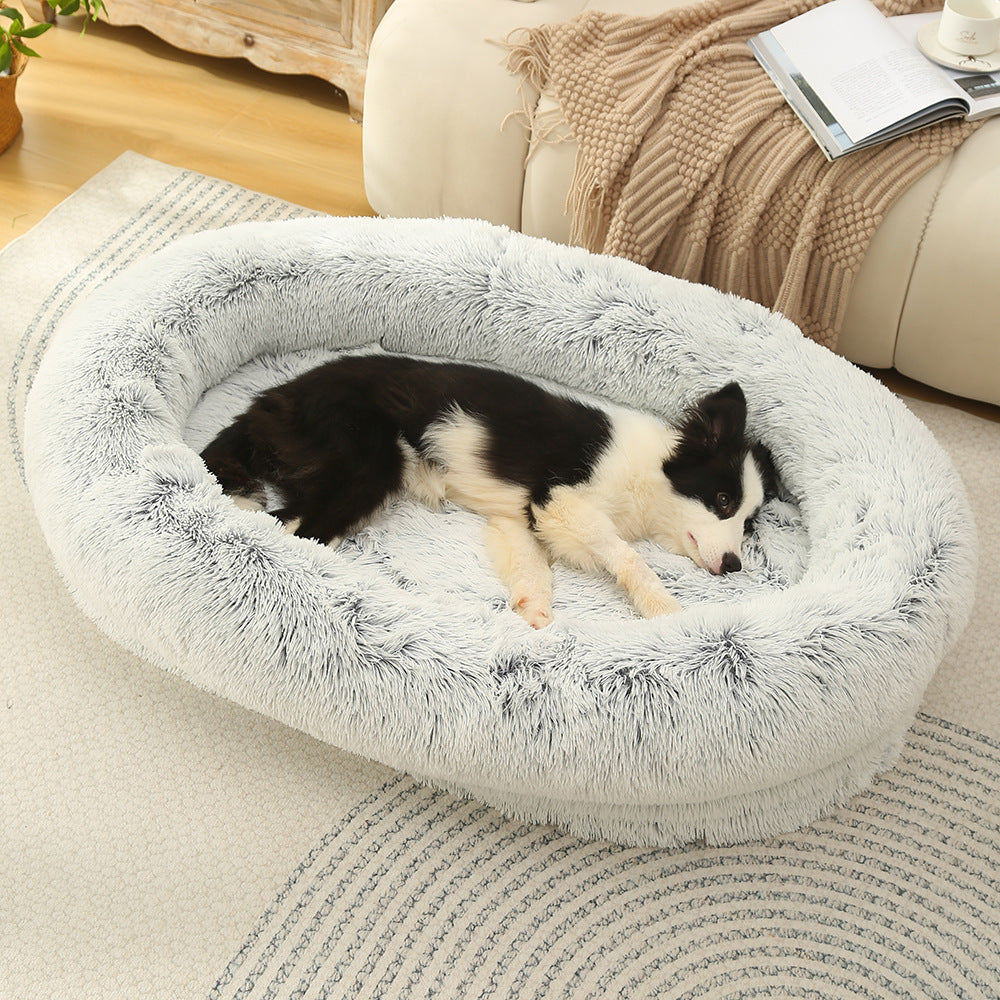 Plush Washable Pet Bed Kennel for Dogs and Cats
