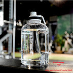 Gradient Color Sports Water Bottle with Straw