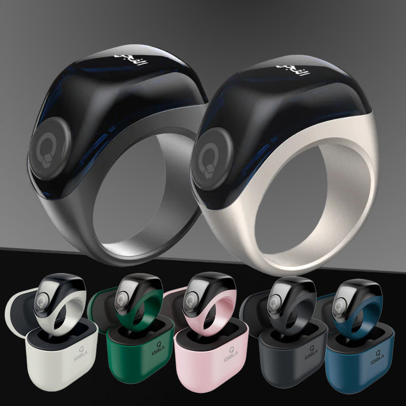 Smart Bluetooth Fitness Ring with Charging Case