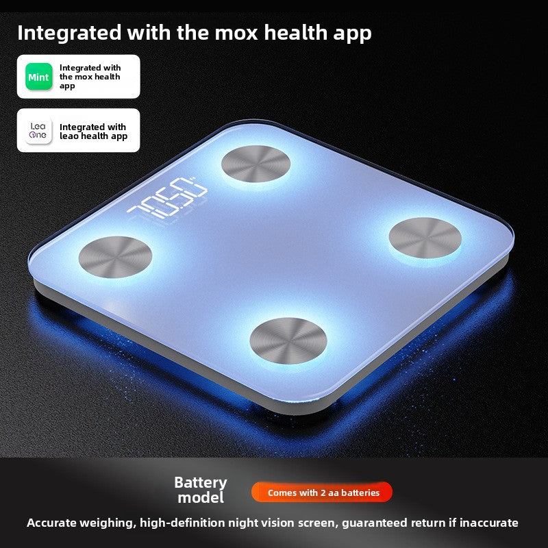 Smart Body Fat Scale with Bluetooth App Connectivity