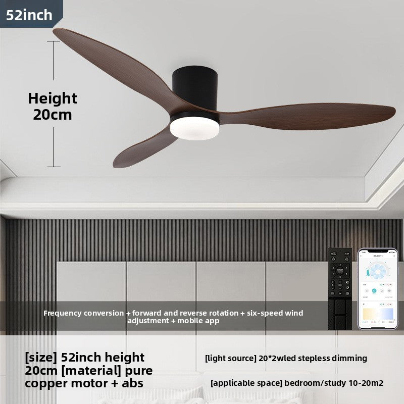 Modern Ceiling Fan with Light and Remote Control