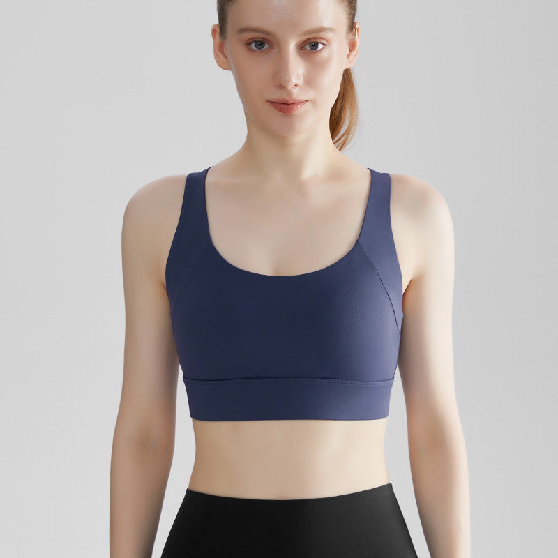 Supportive Womens Sports Bra for Fitness and Yoga