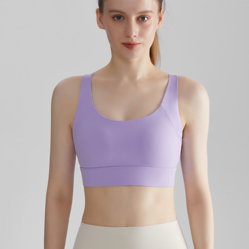 Supportive Womens Sports Bra for Fitness and Yoga