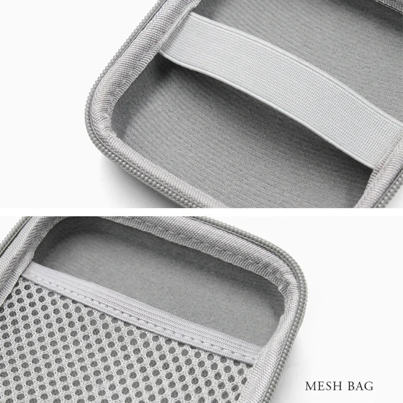 Portable Earphone Storage Bag Data Cable Organizer Bag Multifunctional Digital Gadgets Case for Charger U Disk Protective Cover