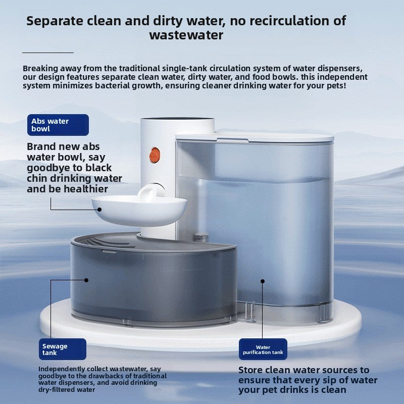 Automatic Pet Water Dispenser with Gravity Flow