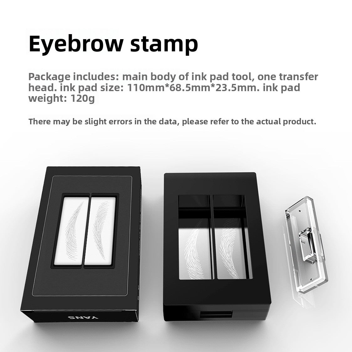 Eyebrow and Lash Stamp Kit Natural Look Waterproof