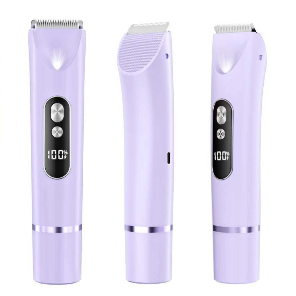 Electric Hair Removal Device with Digital Display and Light