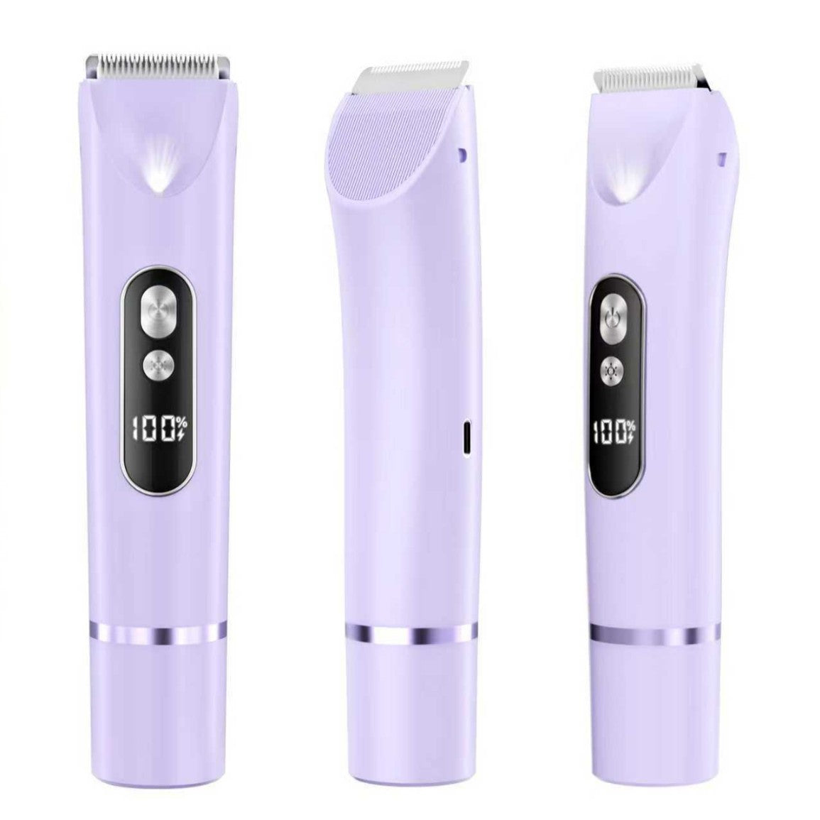 Electric Hair Removal Device with Digital Display and Light