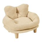Plush Pet Bed with Optional Cooling Pad