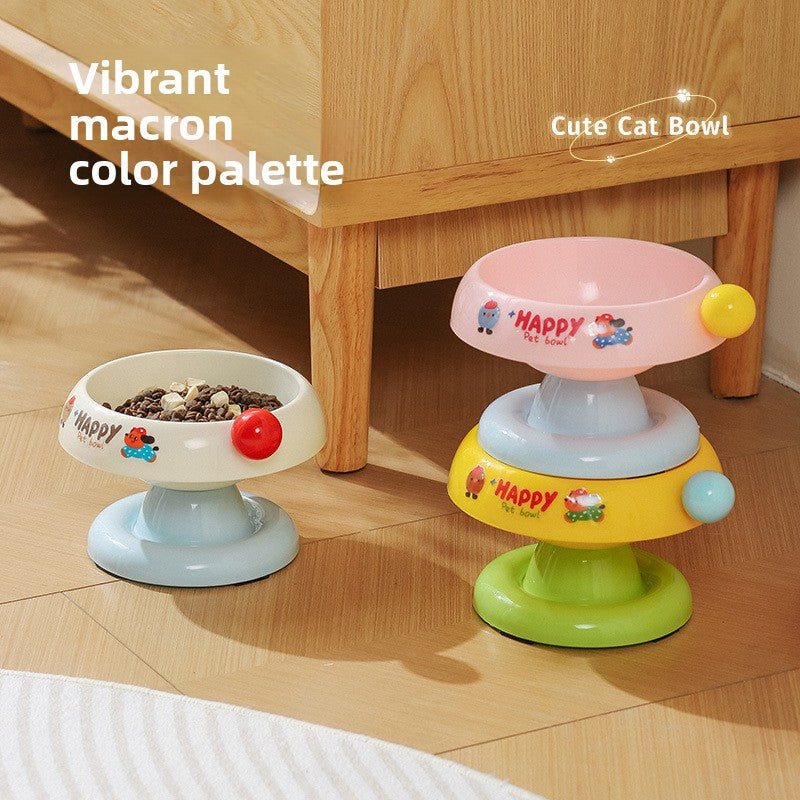 Anti-Slip Pet Food Bowl with Stainless Steel Insert