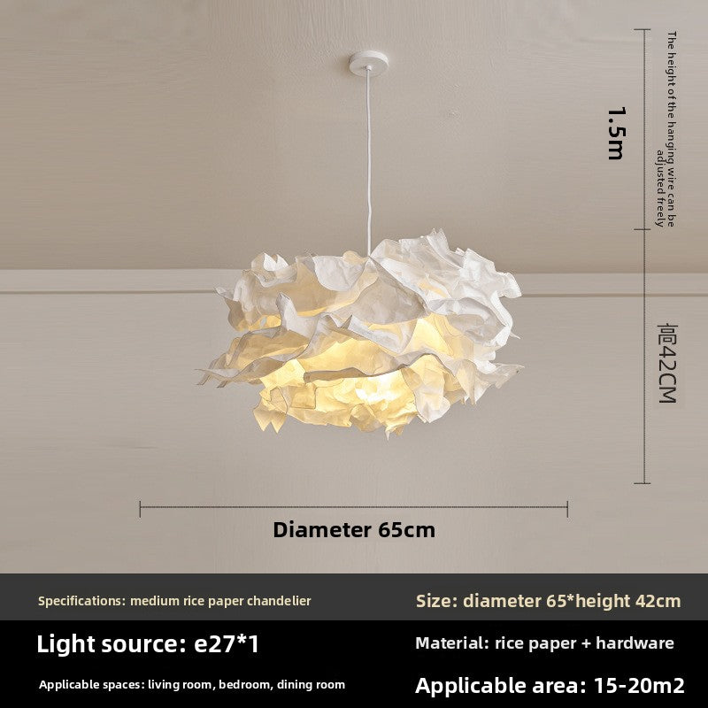 Japanese Style Paper Art Pendant Light