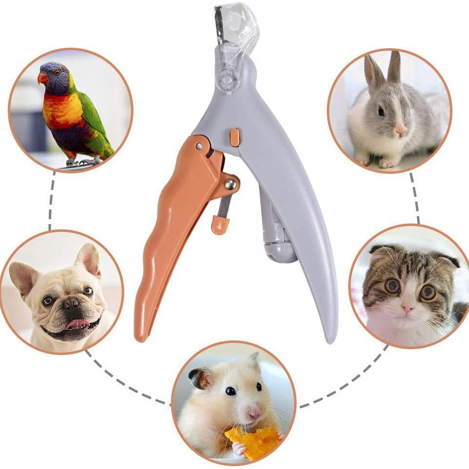 LED Illuminated Pet Nail Clipper for Cats and Dogs