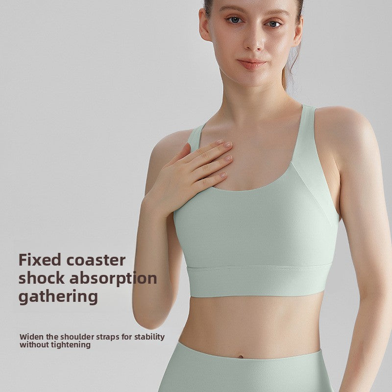 Supportive Womens Sports Bra for Fitness and Yoga