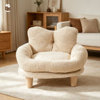 Plush Pet Bed with Optional Cooling Pad