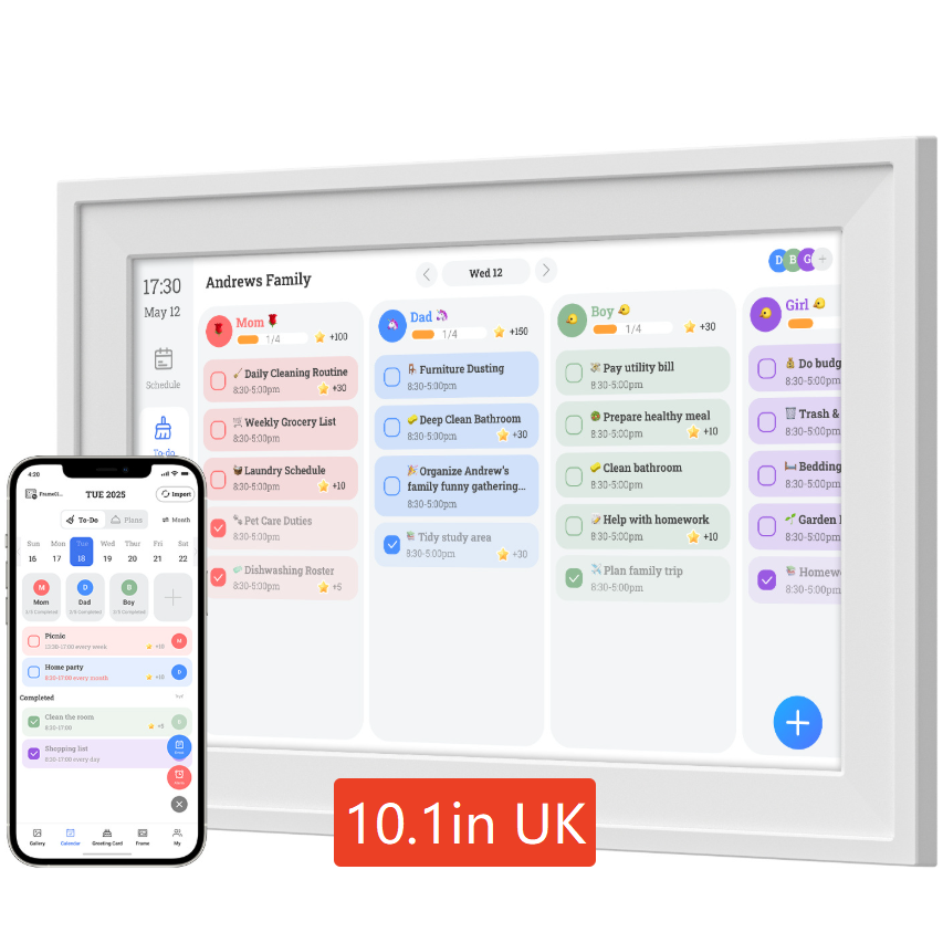 Touchscreen Digital Calendar Management Machine