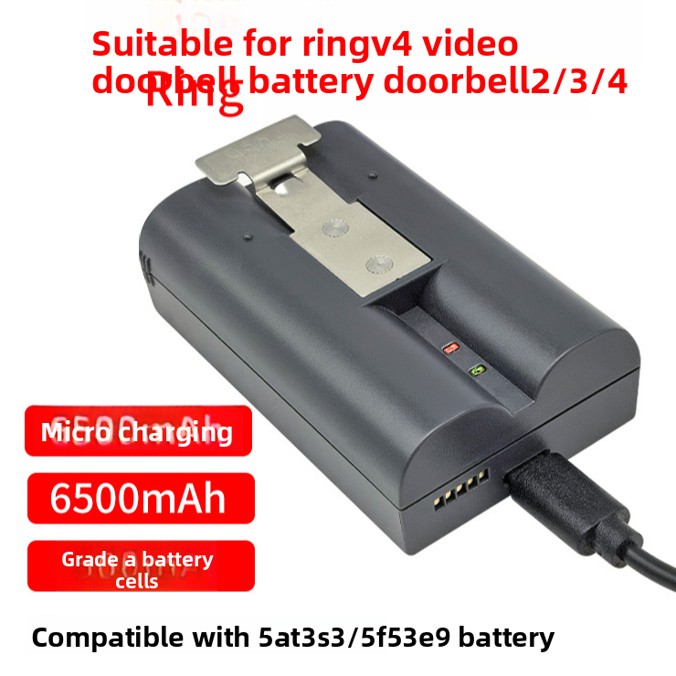 For Ring Doorbell Battery Video doorbell2/3 V4 Video Doorbell Battery Ring battery