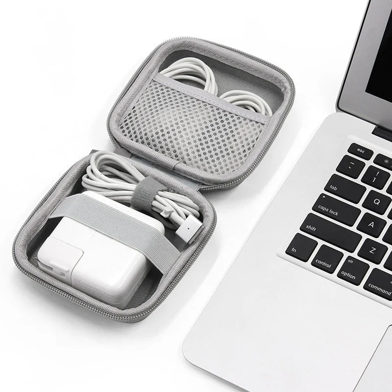 Portable Earphone Storage Bag Data Cable Organizer Bag Multifunctional Digital Gadgets Case for Charger U Disk Protective Cover