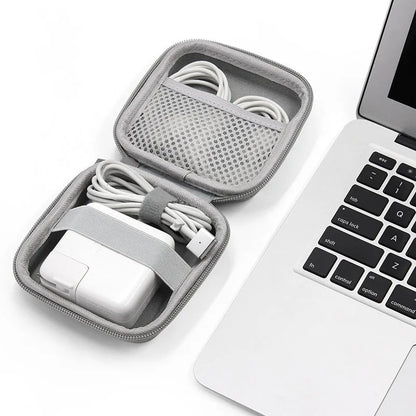 Portable Earphone Storage Bag Data Cable Organizer Bag Multifunctional Digital Gadgets Case for Charger U Disk Protective Cover