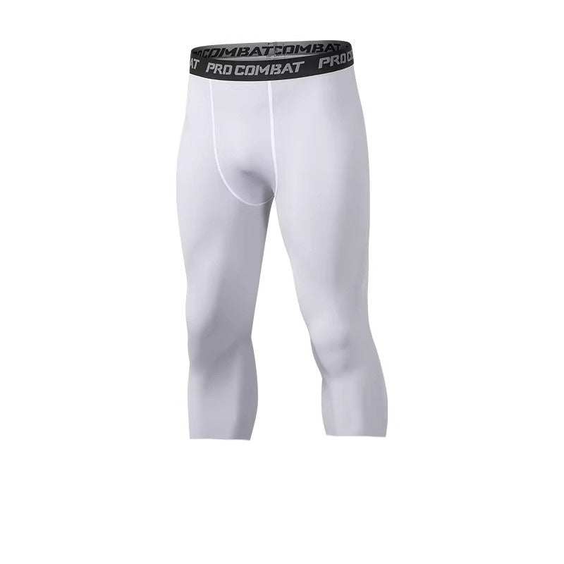 Men's Quick-Dry Sports Tight Pants for Fitness and Running