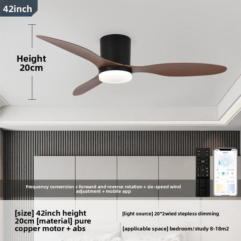 Modern Ceiling Fan with Light and Remote Control