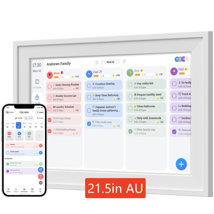 Touchscreen Digital Calendar Management Machine