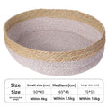 Hand-Woven Round Rattan Pet Nest with Cushion Option