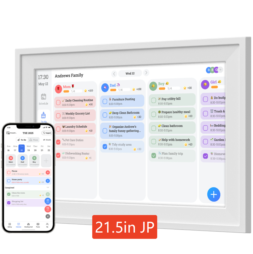 Touchscreen Digital Calendar Management Machine
