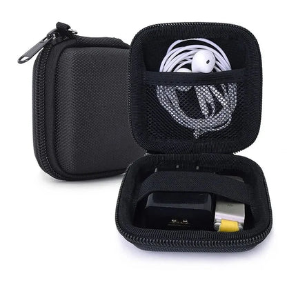 Portable Earphone Storage Bag Data Cable Organizer Bag Multifunctional Digital Gadgets Case for Charger U Disk Protective Cover