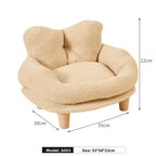Plush Pet Bed with Optional Cooling Pad