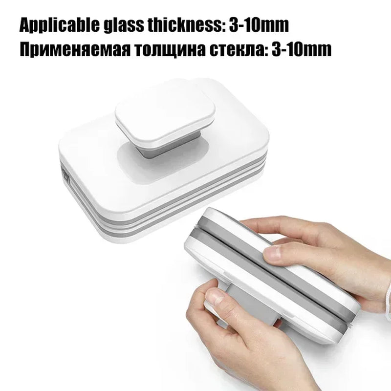 Glass Cleaning Magnetic Brush Double-Sided Cleaning Brush, Household Magnetic Glass Cleaning Brush,For Cleaning Windows
