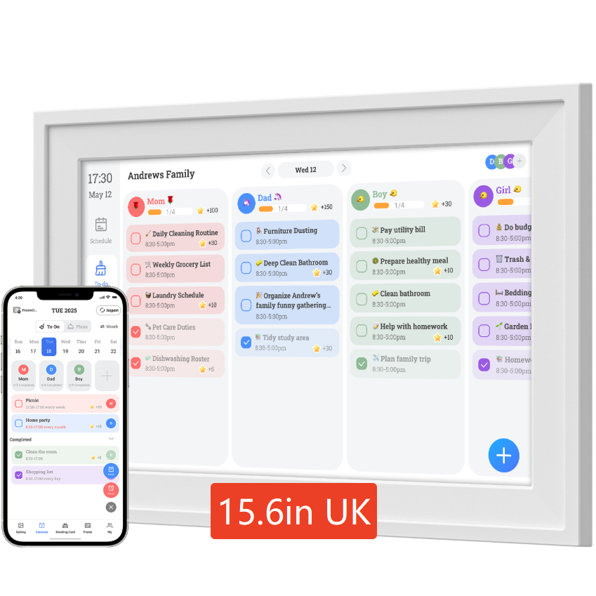 Touchscreen Digital Calendar Management Machine