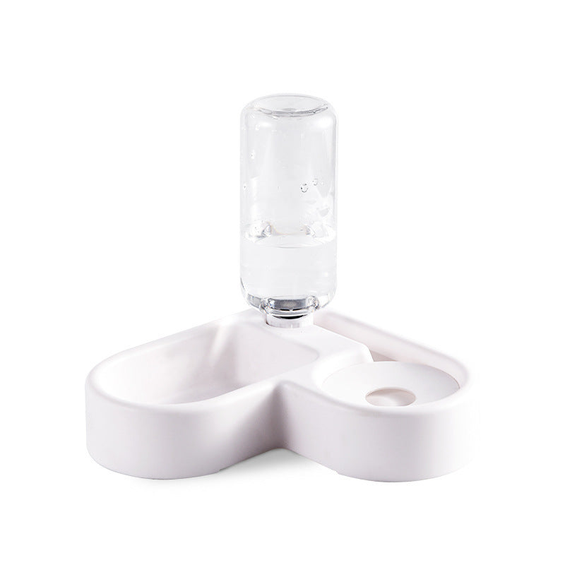 Combined Pet Feeding Bowl Automatic Water Storage Bowl
