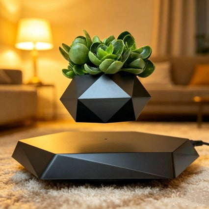 Magnetic Levitation Floating Flower Pot Decor