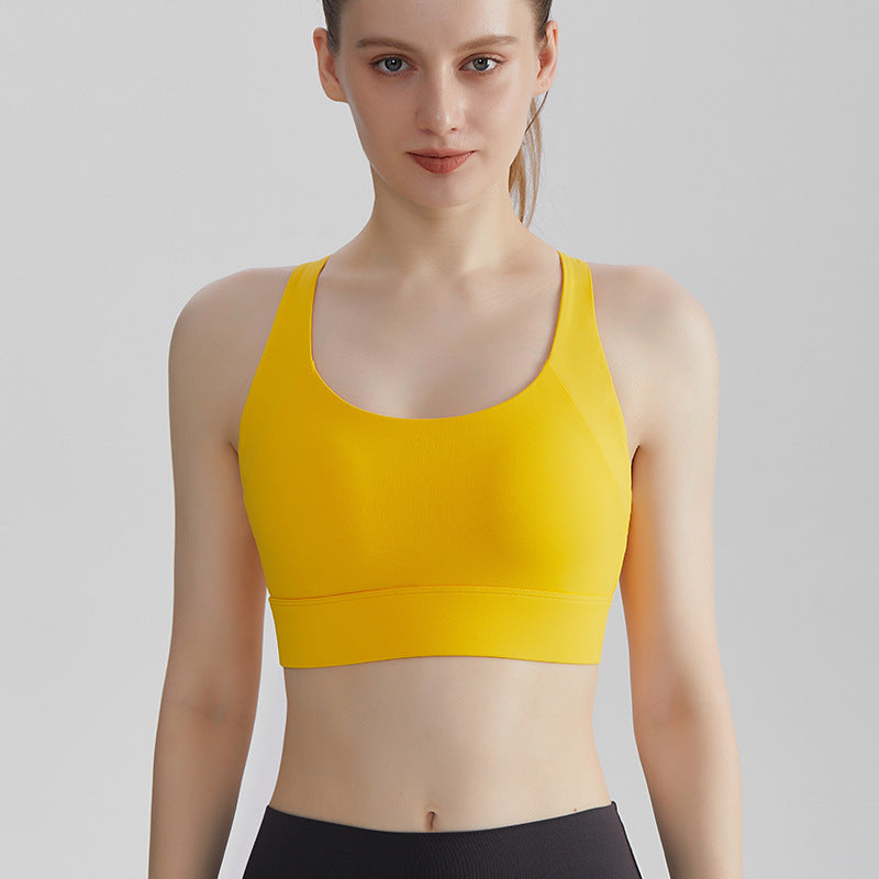 Supportive Womens Sports Bra for Fitness and Yoga