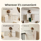 Multi-Rod Rotating Storage Rack
