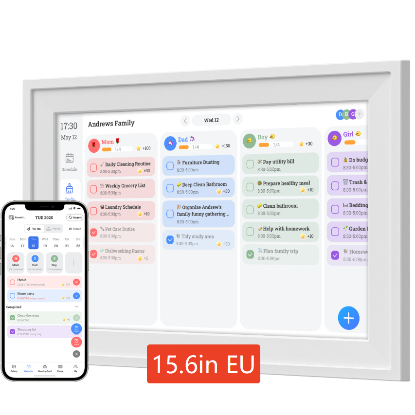 Touchscreen Digital Calendar Management Machine