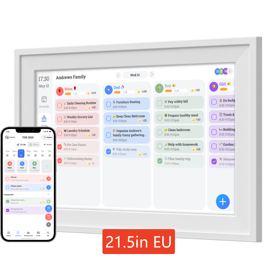 Touchscreen Digital Calendar Management Machine