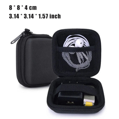 Portable Earphone Storage Bag Data Cable Organizer Bag Multifunctional Digital Gadgets Case for Charger U Disk Protective Cover