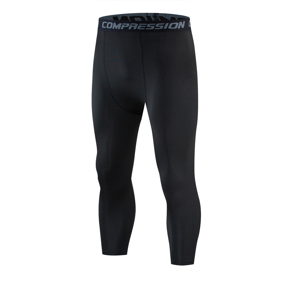 Men's Quick-Dry Sports Tight Pants for Fitness and Running