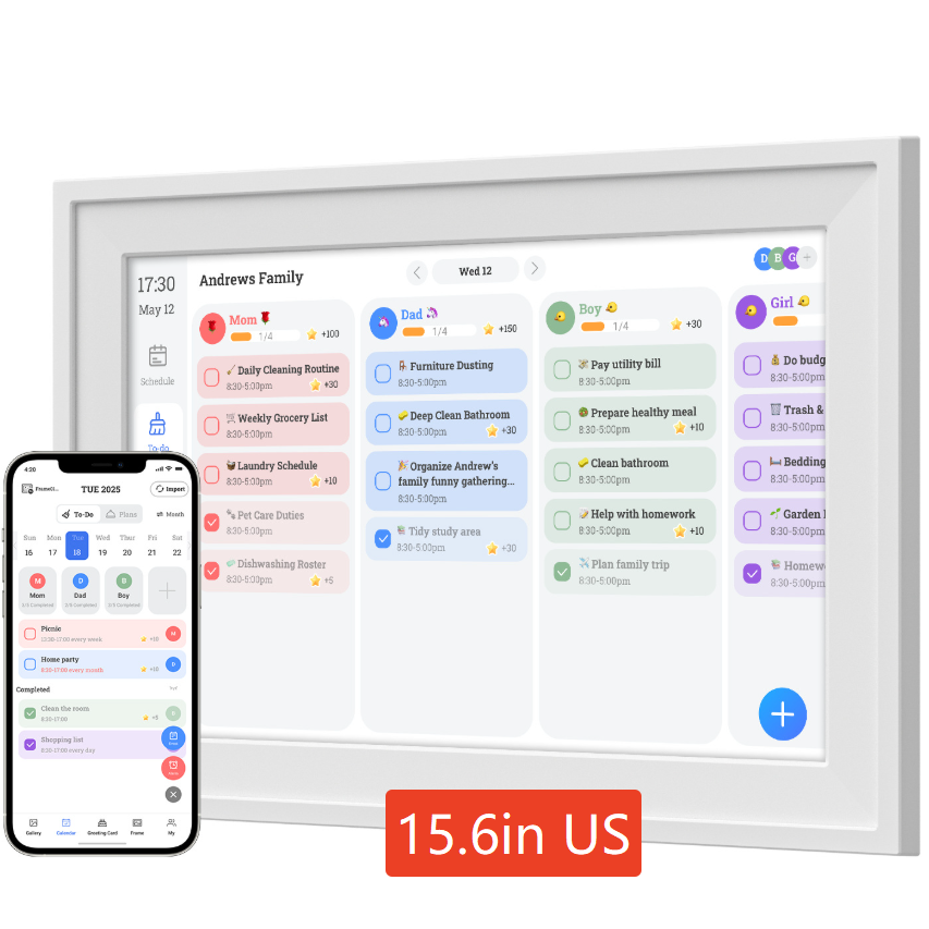 Touchscreen Digital Calendar Management Machine