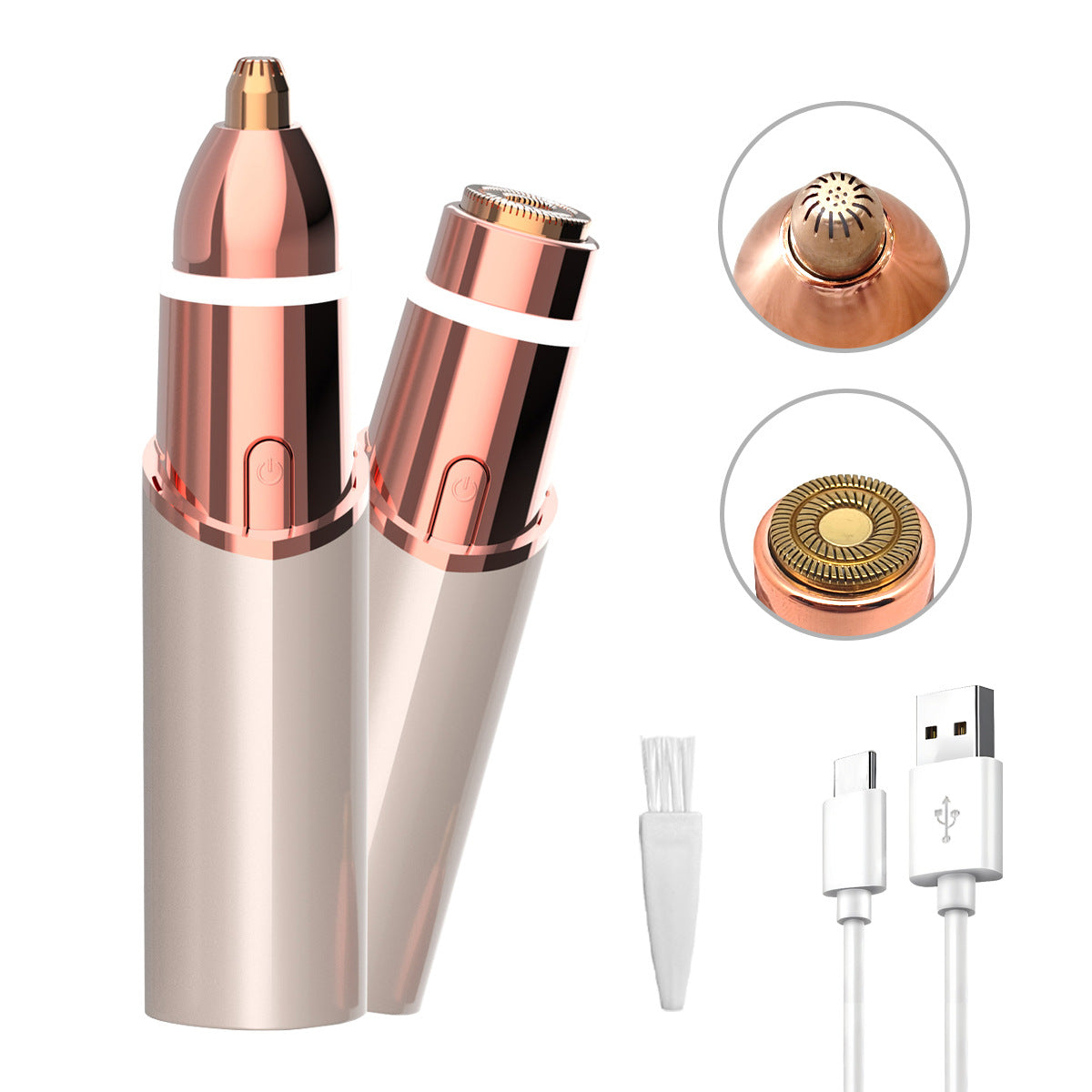 Electric Eyebrow Trimmer and Facial Hair Remover
