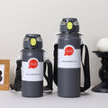 Stainless Steel Insulated Sports Water Bottle with Strap