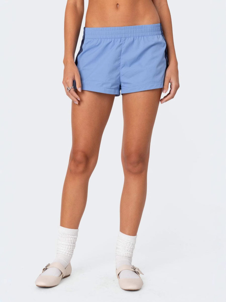 Womens Pull String Casual Sports Shorts