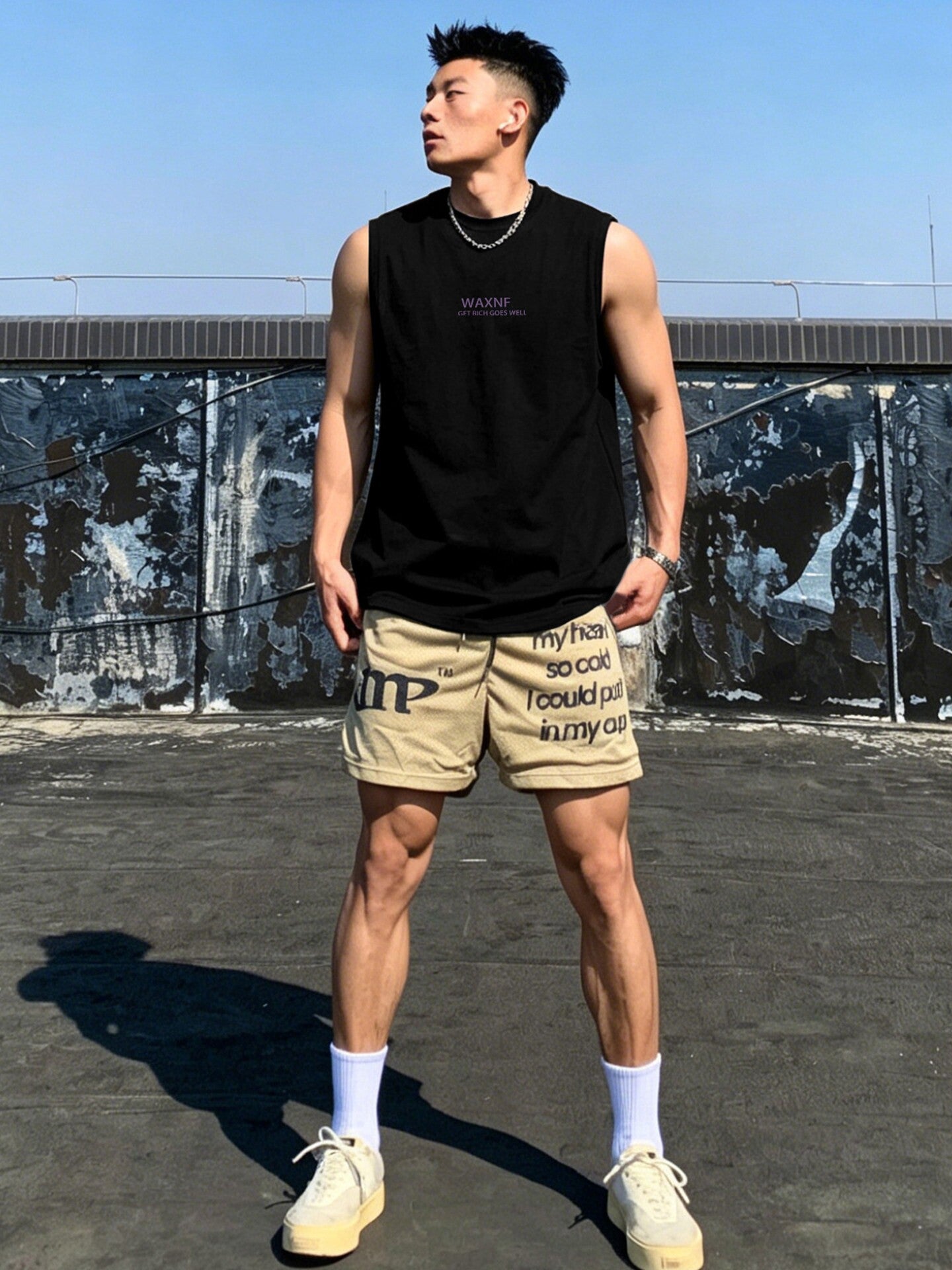 Heavyweight Cotton Men's Sports Vest