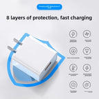 Compatible GaN Fast Charger with 3-in-1 Cable